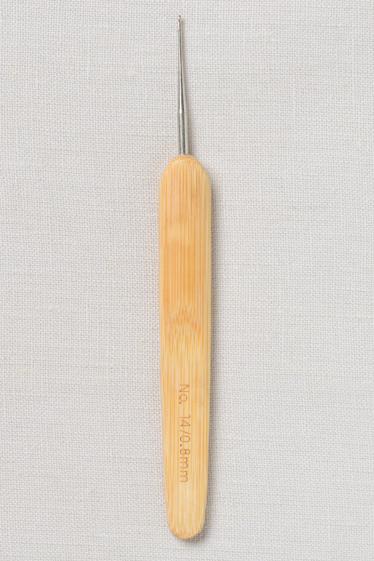 ChiaoGoo Metal Head Crochet Hook 5.5" (14 cm) Natural