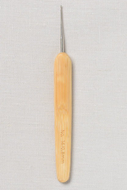ChiaoGoo Metal Head Crochet Hook 5.5" (14 cm) Natural