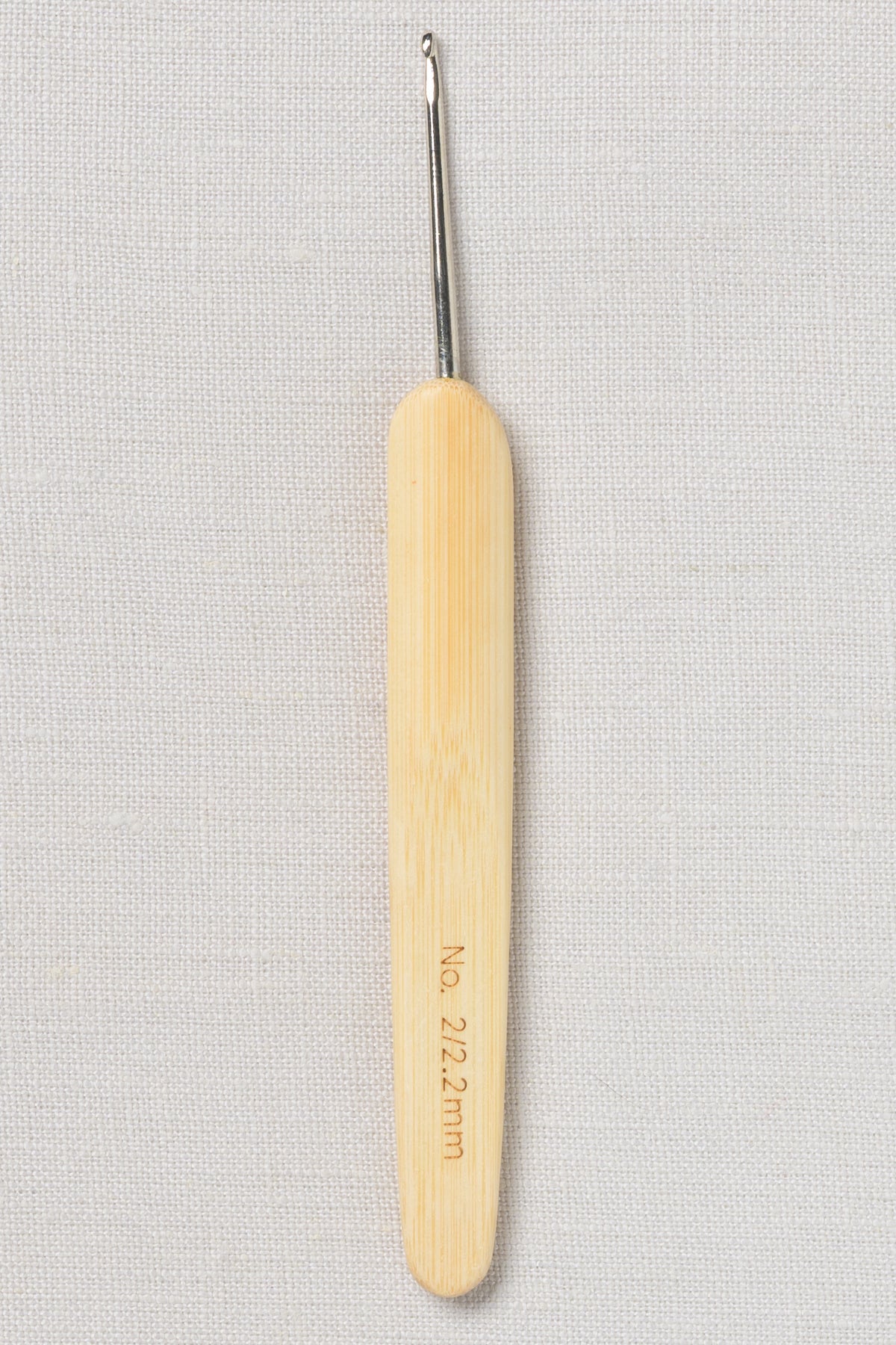 ChiaoGoo Metal Head Crochet Hook 5.5" (14 cm) Natural