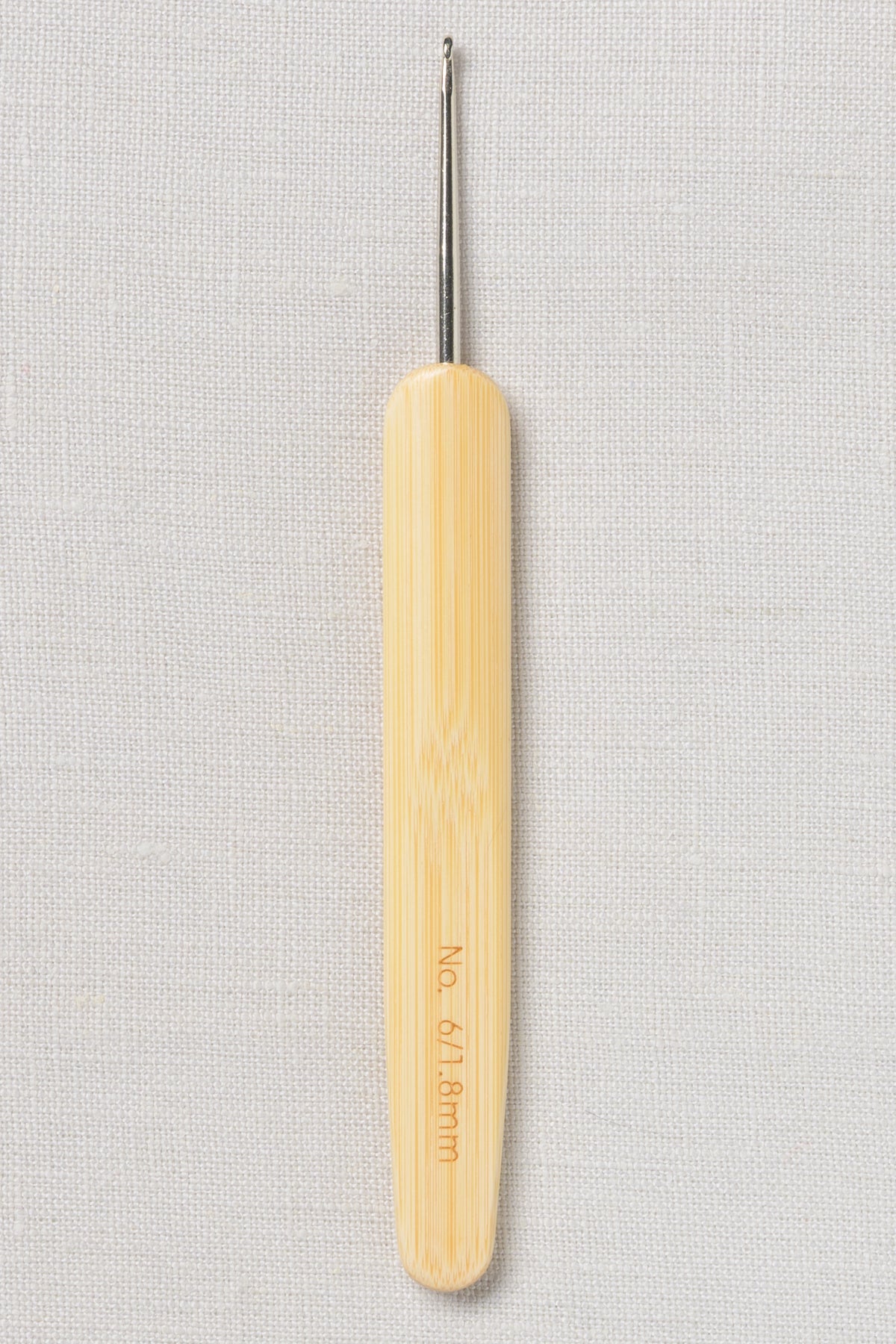 ChiaoGoo Metal Head Crochet Hook 5.5" (14 cm) Natural