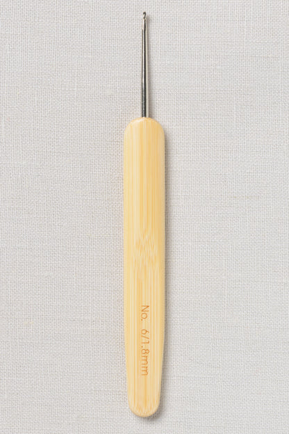 ChiaoGoo Metal Head Crochet Hook 5.5" (14 cm) Natural
