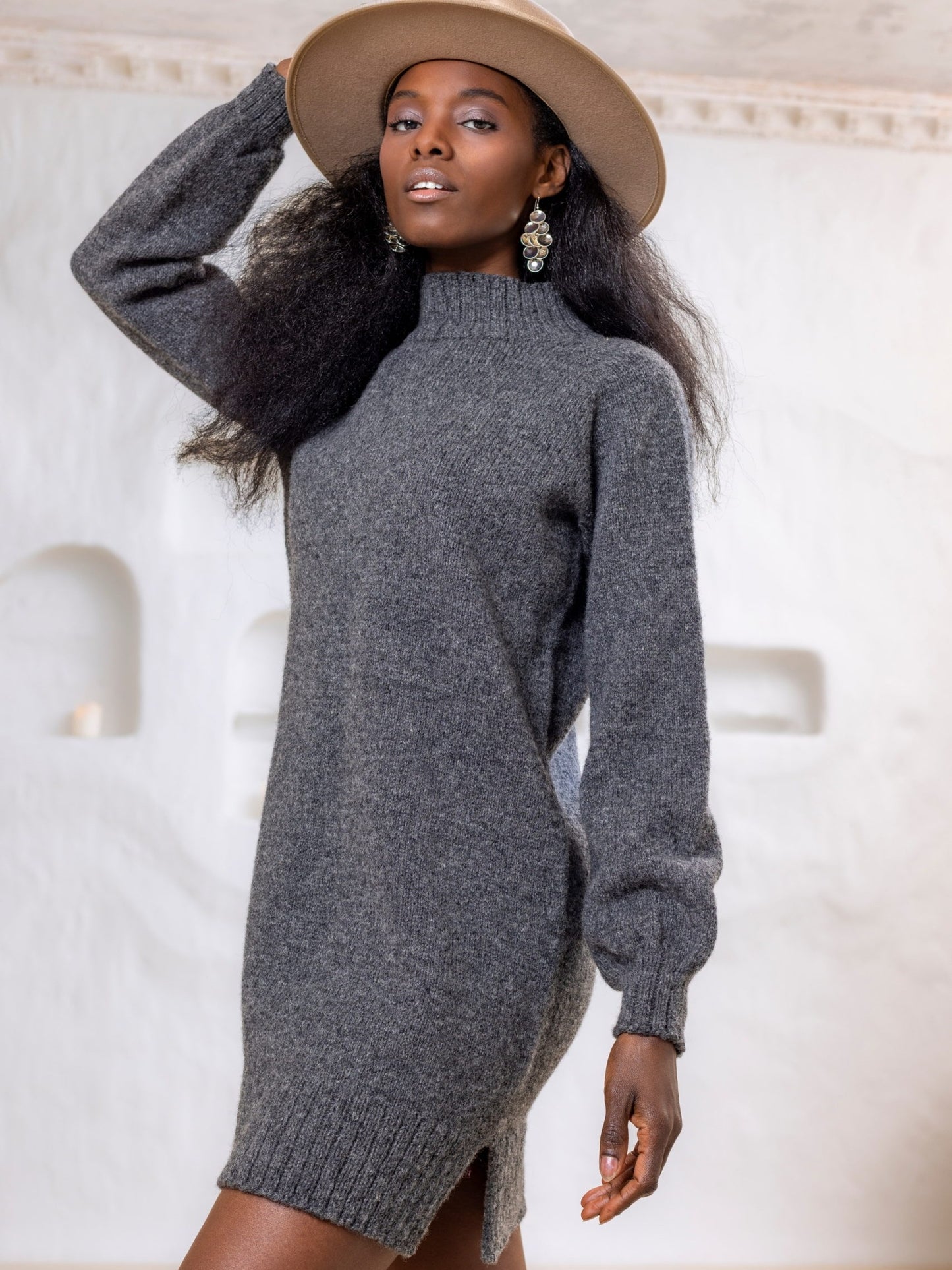 Solsikke sweaterdress by Hillesvåg