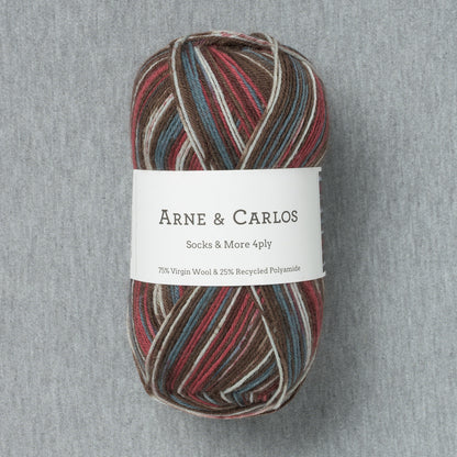 Arne & Carlos Socks & More 4Ply Storjuvtinden Color (Bag of 5)