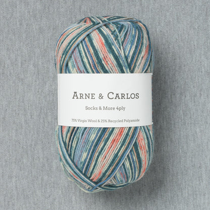 Arne & Carlos Socks & More 4Ply Summer Night Color (Bag of 5)
