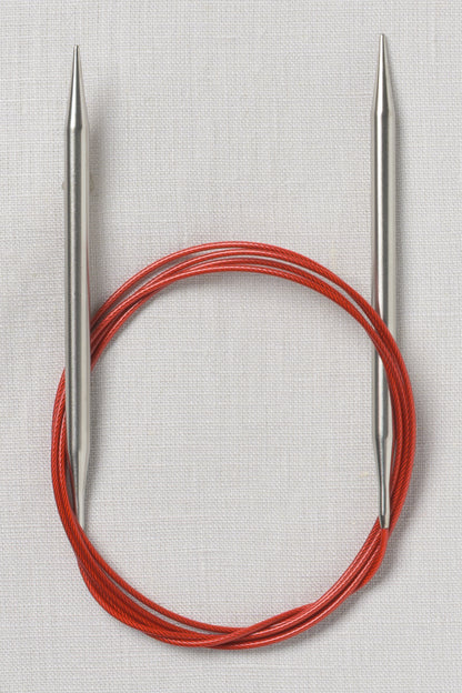 ChiaoGoo SS Red Lace Circular 60" (150 cm)