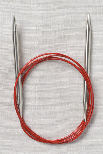 ChiaoGoo SS Red Lace Circular 60" (150 cm)