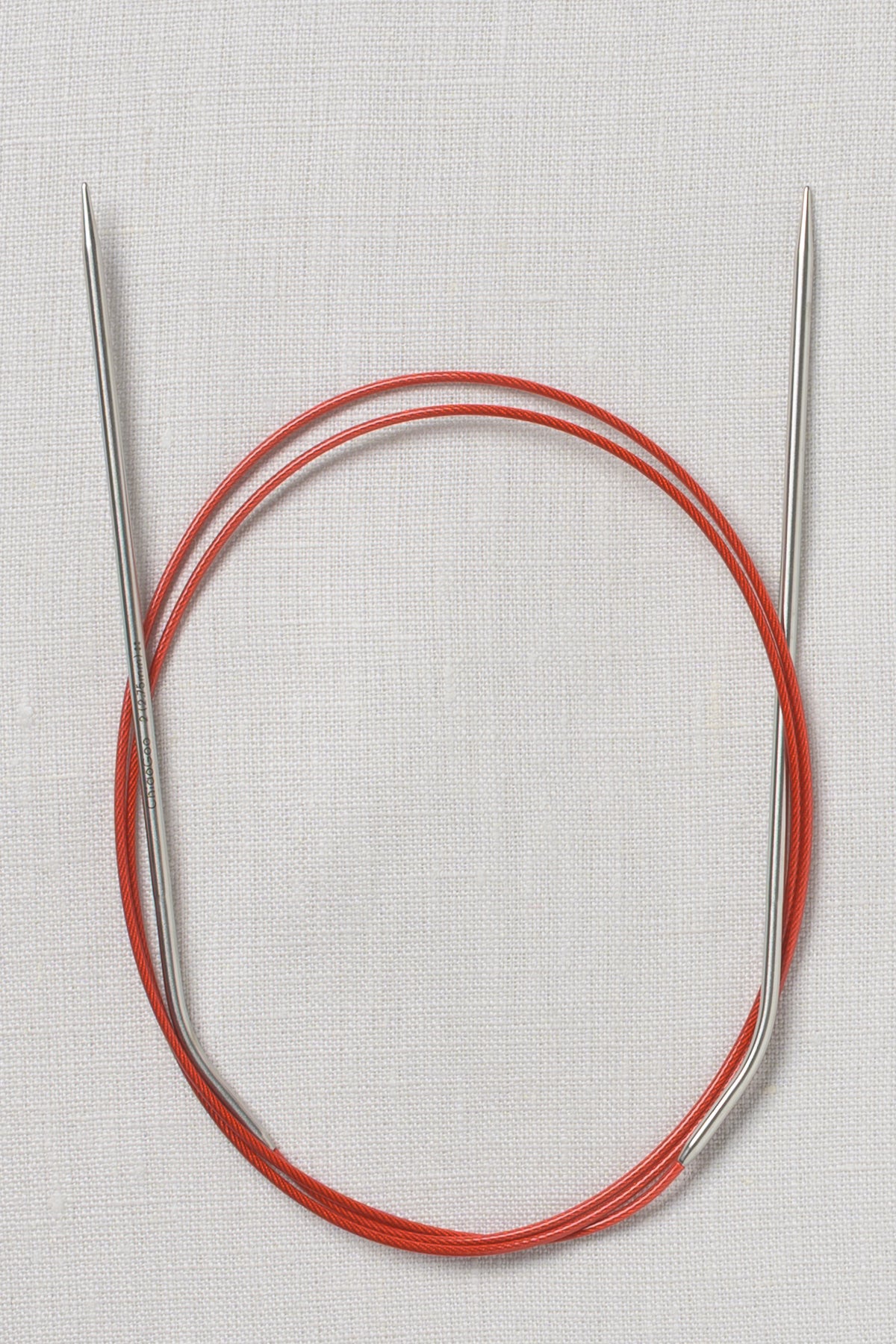 ChiaoGoo SS Red Circular 40" (100 cm)