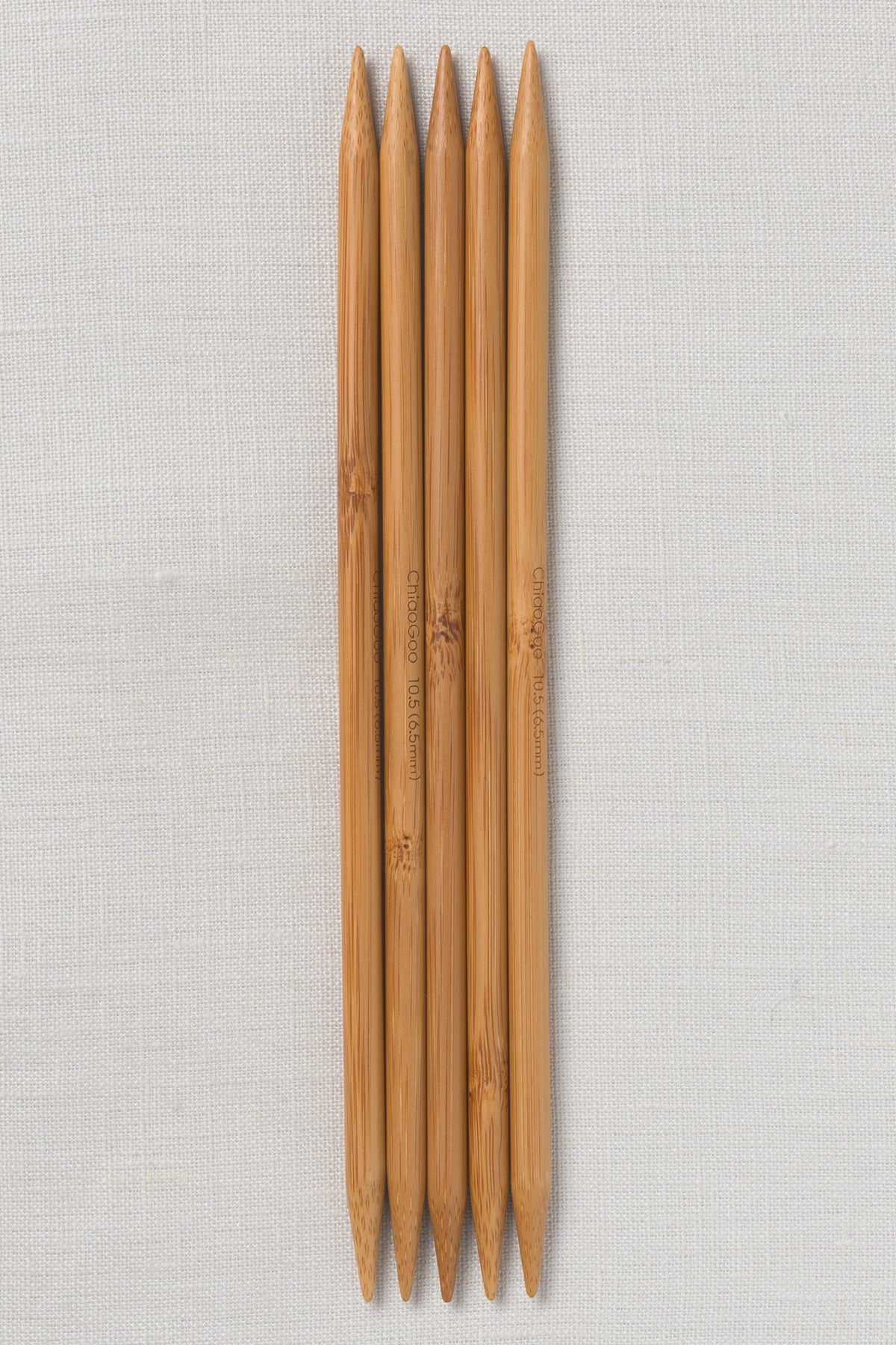 ChiaoGoo Bamboo Double Point 8" (20 cm) Patina