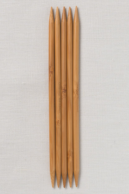 ChiaoGoo Bamboo Double Point 8" (20 cm) Patina