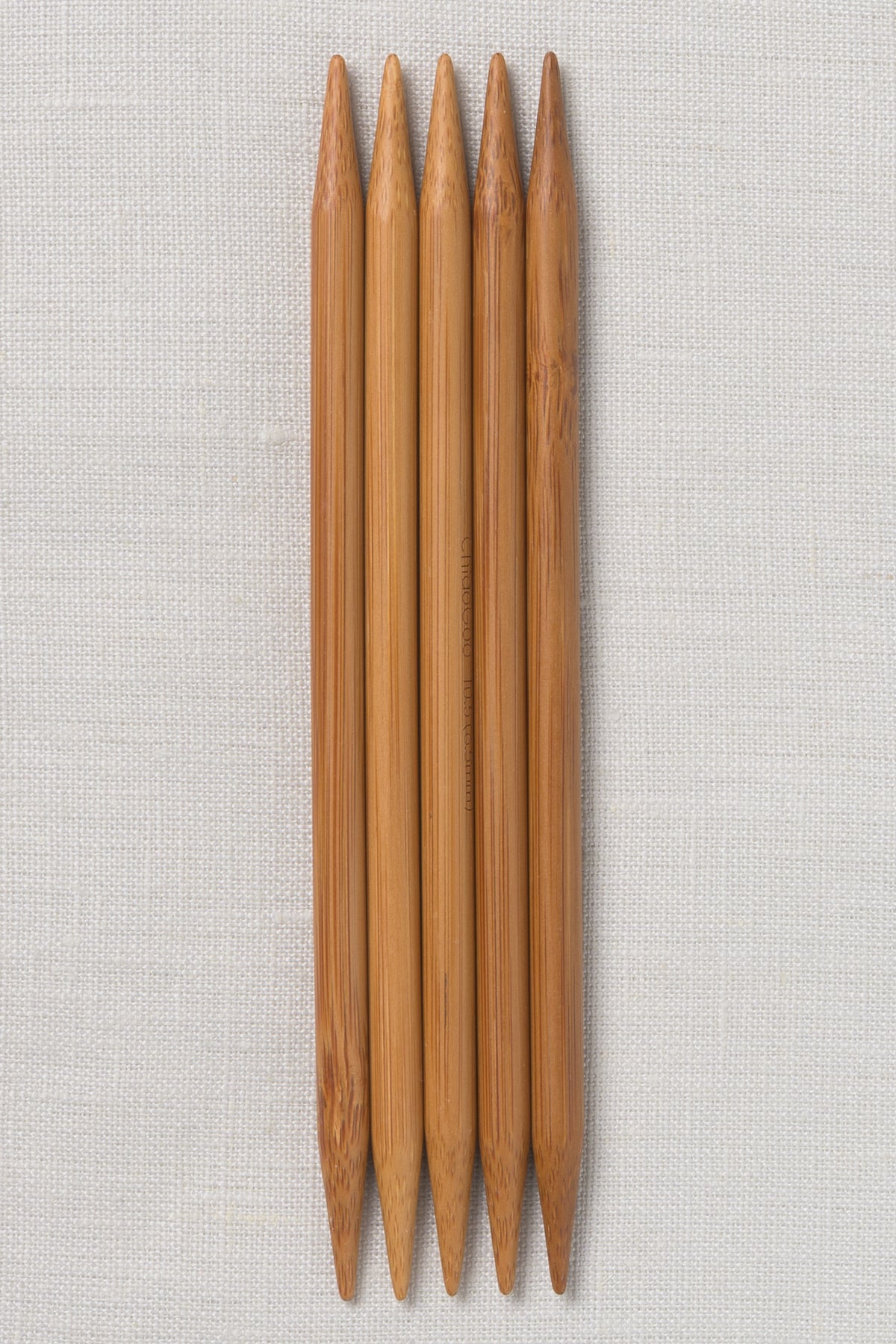 ChiaoGoo Bamboo Double Point 6" (15 cm) Patina