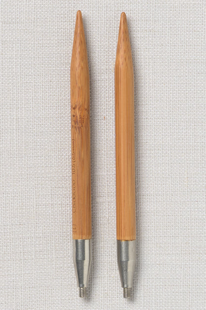 ChiaoGoo SPIN Bamboo Tips 4" (10 cm) Patina