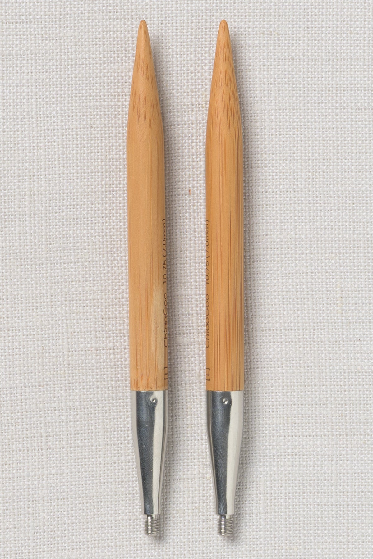 ChiaoGoo SPIN Bamboo Tips 4" (10 cm) Patina