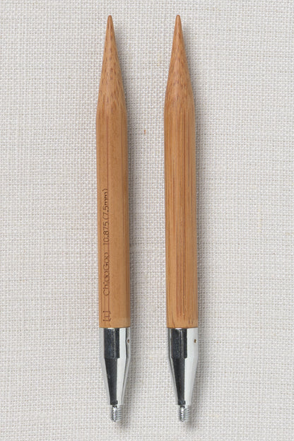 ChiaoGoo SPIN Bamboo Tips 4" (10 cm) Patina