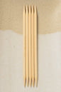 Clover Takumi Bamboo Double Point Needles 7"