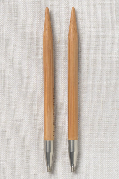 ChiaoGoo SPIN Bamboo Tips 4" (10 cm) Patina