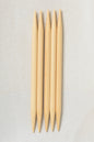 Clover Takumi Bamboo Double Point Needles 5"