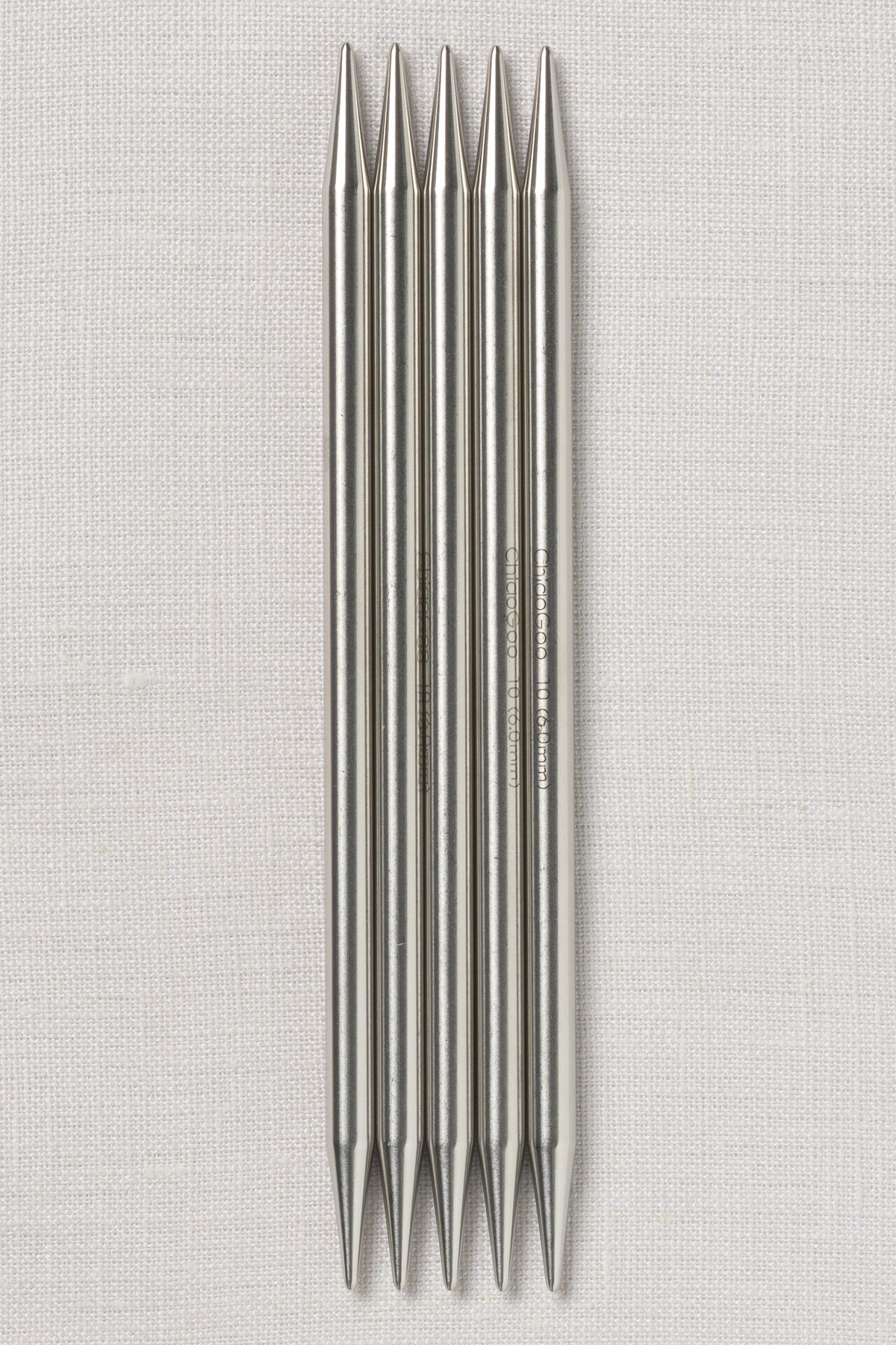 ChiaoGoo SS Double Point 6" (15 cm)