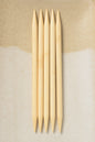 Clover Takumi Bamboo Double Point Needles 7"
