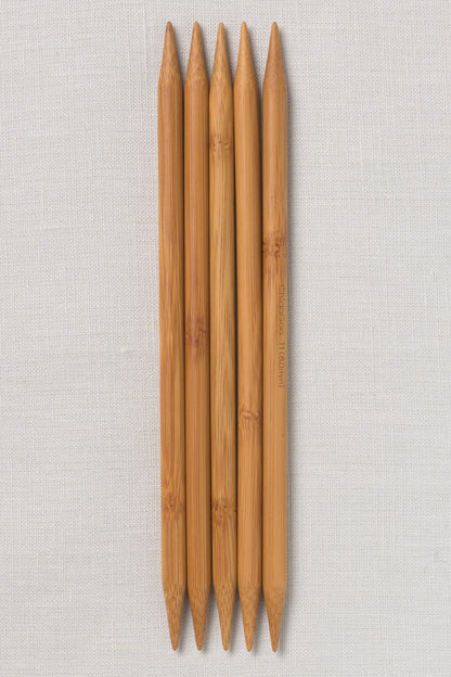 ChiaoGoo Bamboo Double Point 8" (20 cm) Patina