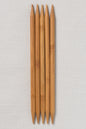 ChiaoGoo Bamboo Double Point 8" (20 cm) Patina
