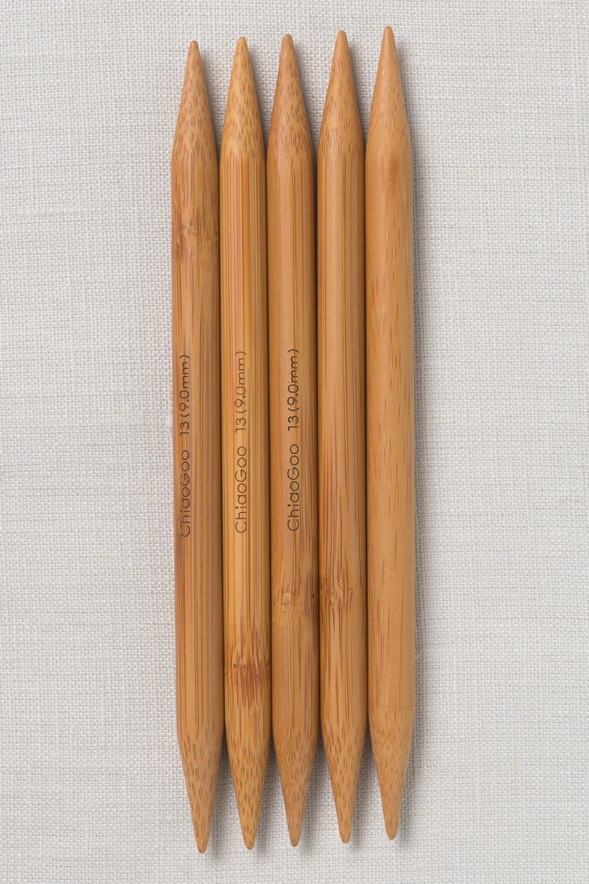 ChiaoGoo Bamboo Double Point 6" (15 cm) Patina