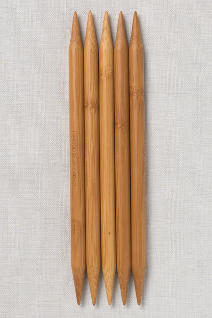 ChiaoGoo Bamboo Double Point 8" (20 cm) Patina