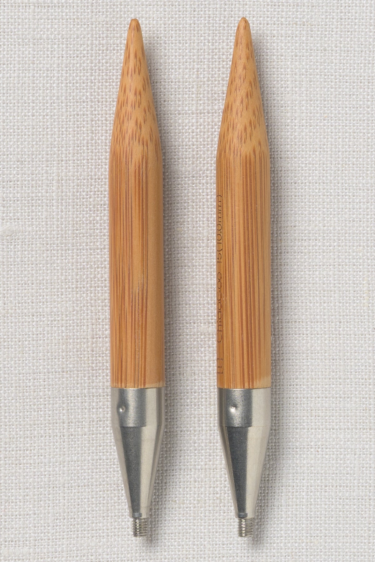 ChiaoGoo SPIN Bamboo Tips 4" (10 cm) Patina