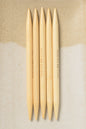 Clover Takumi Bamboo Double Point Needles 7"