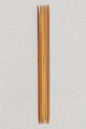 ChiaoGoo Bamboo Double Point 6" (15 cm) Patina