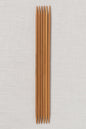 ChiaoGoo Bamboo Double Point 6" (15 cm) Patina
