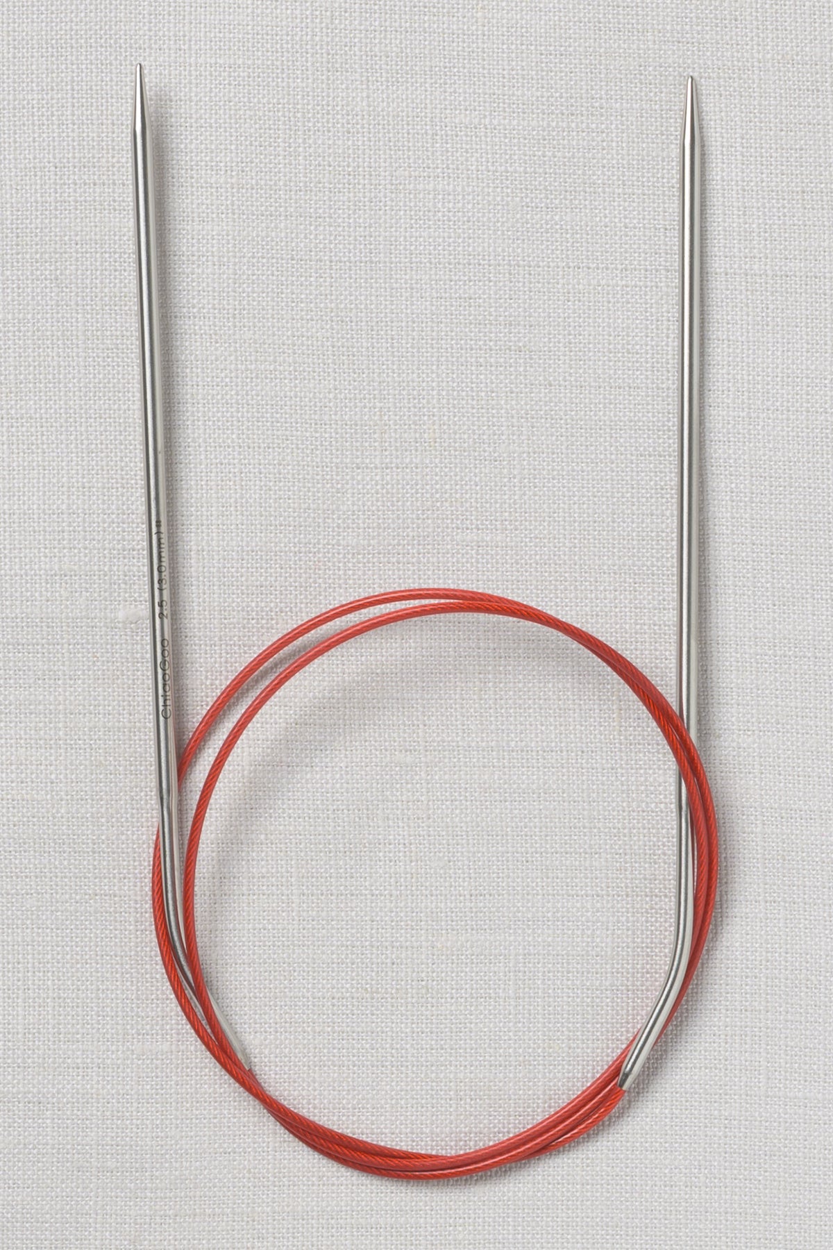 ChiaoGoo SS Red Circular 32" (80 cm)