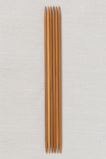 ChiaoGoo Bamboo Double Point 6" (15 cm) Patina