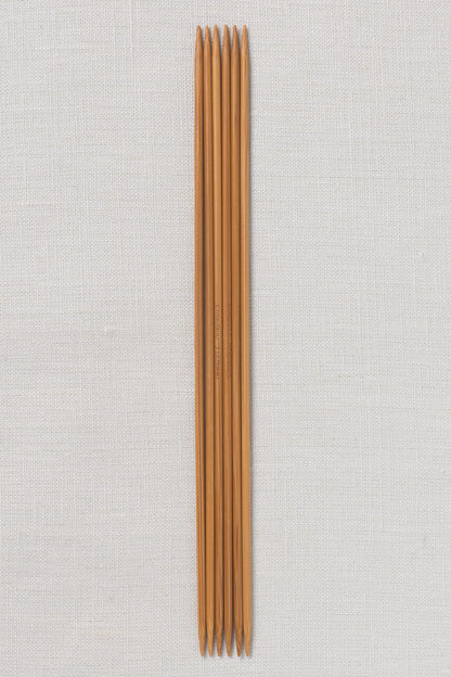 ChiaoGoo Bamboo Double Point 8" (20 cm) Patina