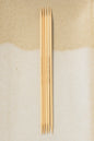 Clover Takumi Bamboo Double Point Needles 7"