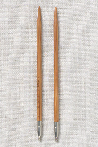 ChiaoGoo SPIN Bamboo Tips 4" (10 cm) Patina