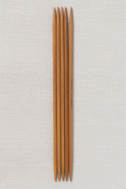 ChiaoGoo Bamboo Double Point 6" (15 cm) Patina