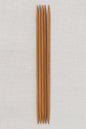 ChiaoGoo Bamboo Double Point 6" (15 cm) Patina