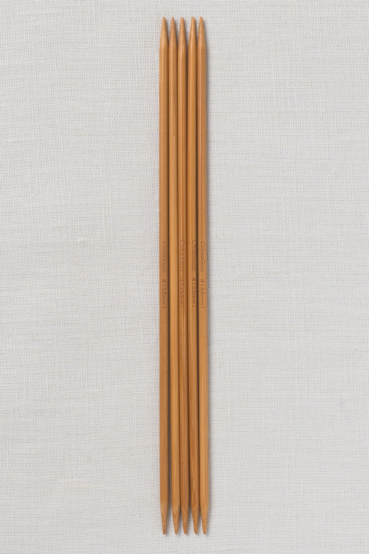 ChiaoGoo Bamboo Double Point 8" (20 cm) Patina