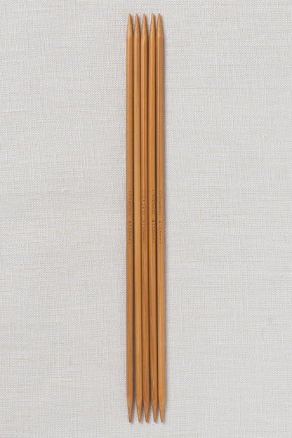 ChiaoGoo Bamboo Double Point 8" (20 cm) Patina