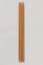 ChiaoGoo Bamboo Double Point 8" (20 cm) Patina