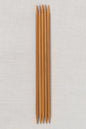 ChiaoGoo Bamboo Double Point 6" (15 cm) Patina