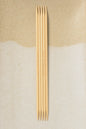 Clover Takumi Bamboo Double Point Needles 7"