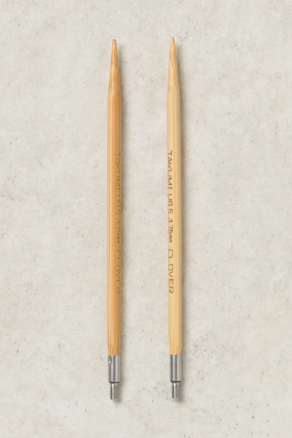 Clover Takumi Bamboo Interchangeable Needles 4"