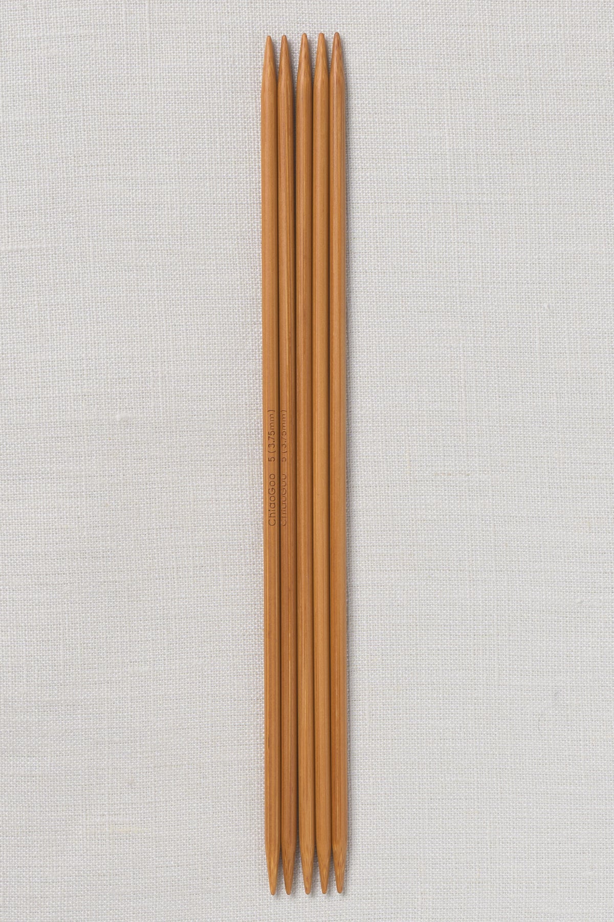 ChiaoGoo Bamboo Double Point 8" (20 cm) Patina