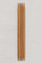 ChiaoGoo Bamboo Double Point 6" (15 cm) Patina