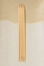 Clover Takumi Bamboo Double Point Needles 7"