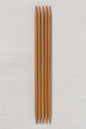 ChiaoGoo Bamboo Double Point 6" (15 cm) Patina