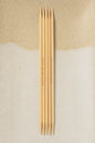 Clover Takumi Bamboo Double Point Needles 7"