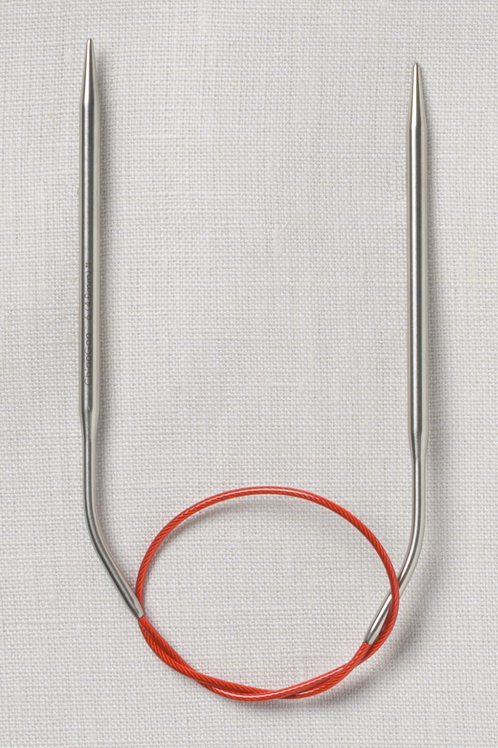 ChiaoGoo SS Red Circular 16" (40 cm)