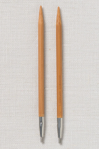 ChiaoGoo SPIN Bamboo Tips 4" (10 cm) Patina